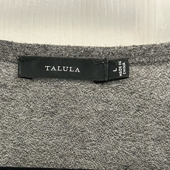 Talula Grey Oversized T-Shirt, Sz L - Picture 3 of 8